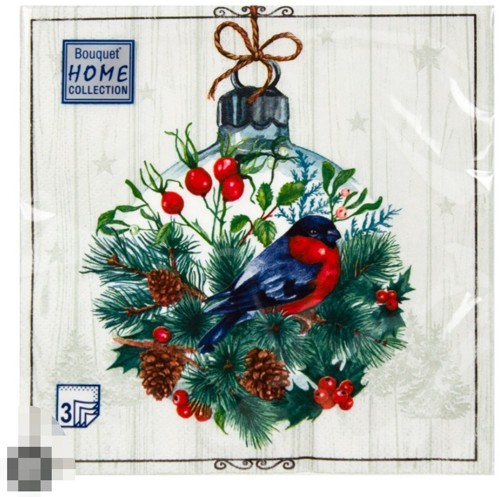 Бумажные салфетки Art Bouquet новогодние 20 шт