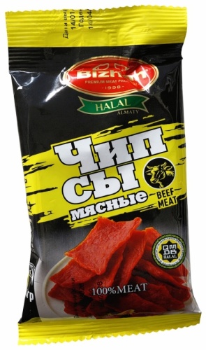 Чипсы Bizhan мясные из говядины 30 г
