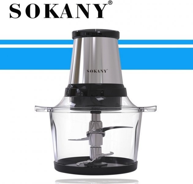Кухонный измельчитель SOKANY LB7004A серебристый