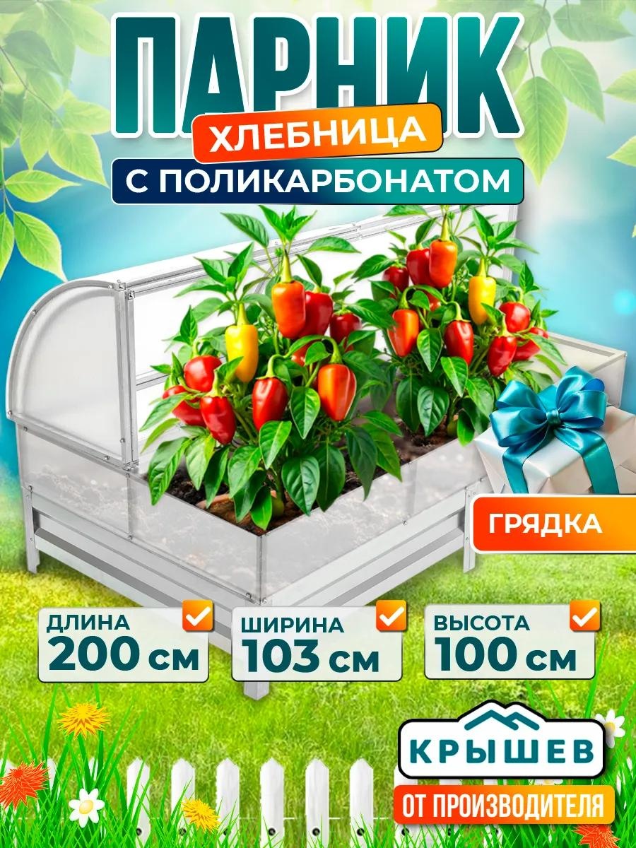 Парник (КР/ПХ) 97x103x200 см, поликарбонат