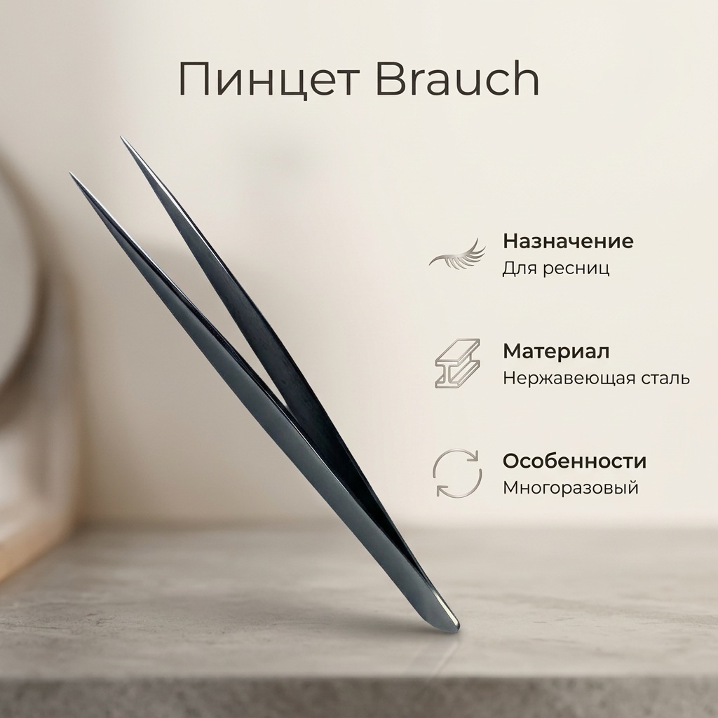 Brauch пинцет 1 шт