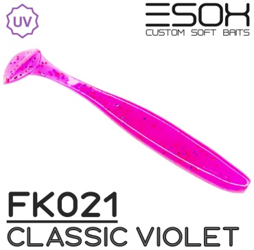 Мягкая приманка ESOX Силиконовые приманки ESOX Sheasy 71мм [8шт] FK021 Classic Violet EXS-SHY71-FK021 8 шт 71 мм FK021 Classic Violet