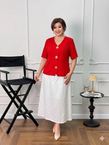 Костюм деловой FASHION красный