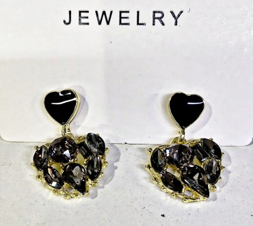 Серьги FASHION бижутерный сплав, стразы