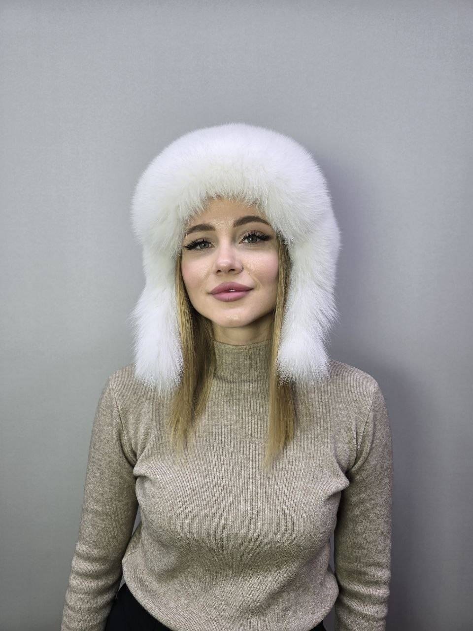Ушанка AVENUE размер универсальный, белый