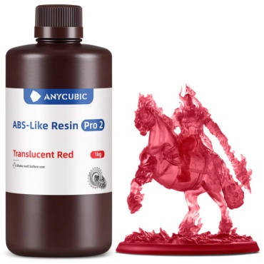 Anycubic 1 л прозрачный-красный
