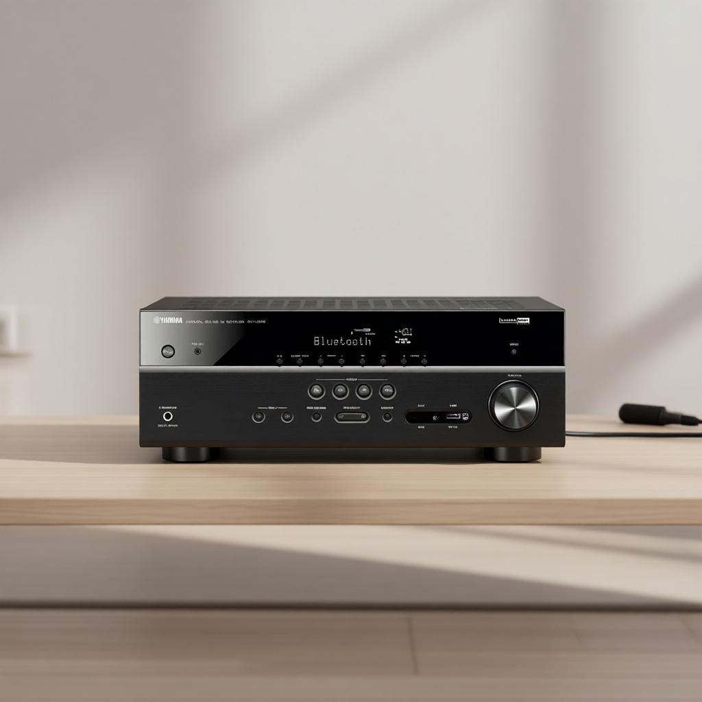 Ресивер Yamaha RX-V385 черный