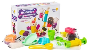 Тесто для лепки Genio Kids-Art Любимое мороженое TA2004 количество цветов: 6 шт