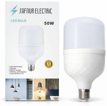 Safnur electric 50W E27, светодиодная, холодный белый
