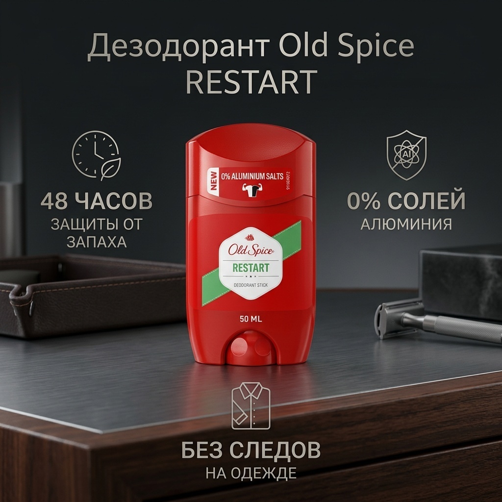 Old Spice Restart дезодорант для мужчин 50 мл
