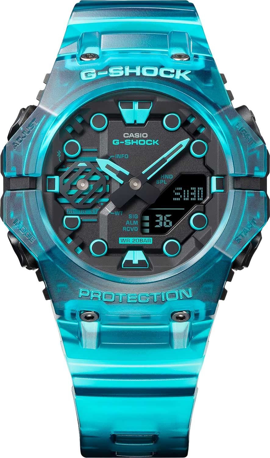 Кварцевые CASIO GA-B001G-2ADR полимерный пластик, карбон