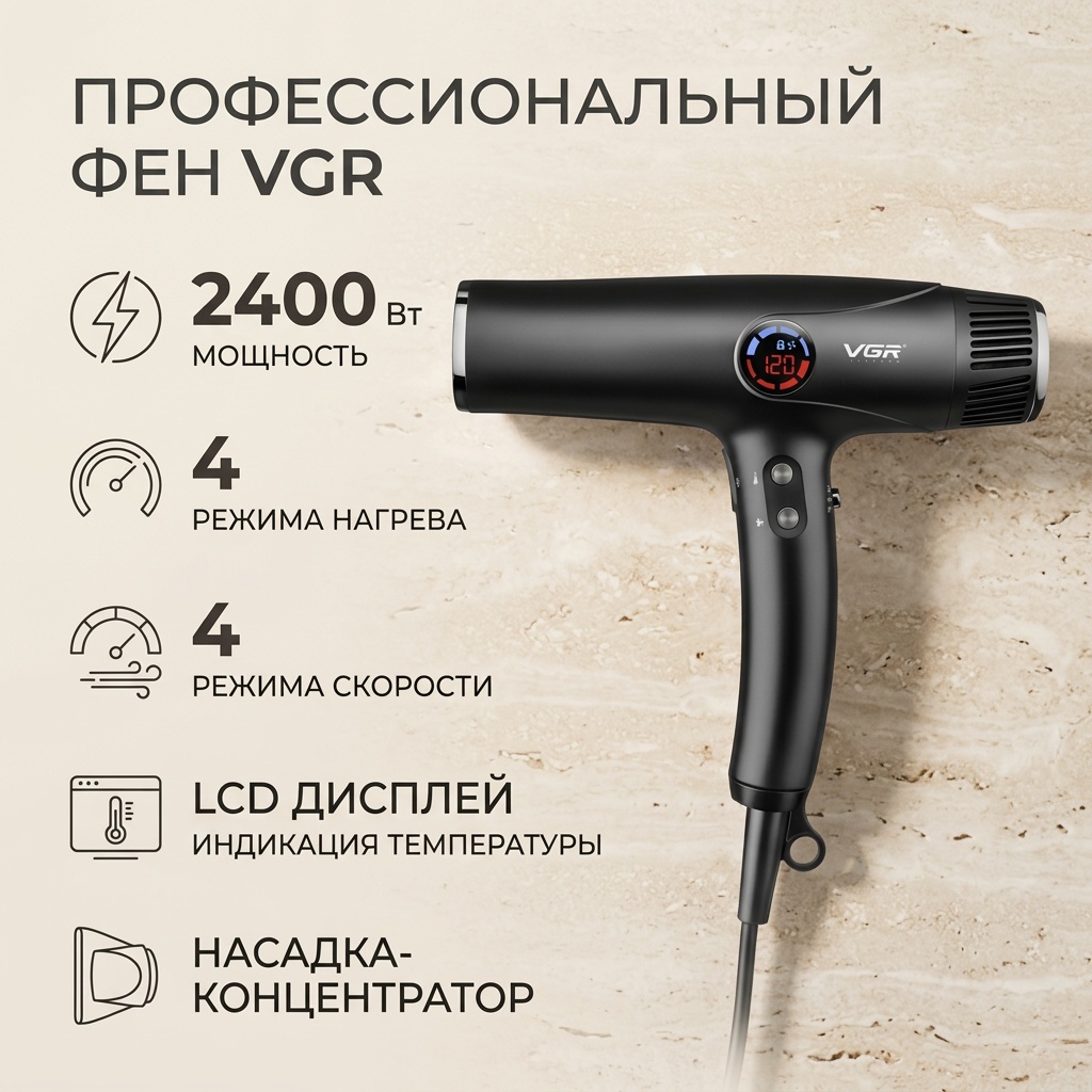 502097436 фен черный