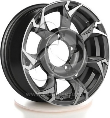 KHOMEN 1505 GRAY-FP 108.1 5.5x15/5x139.7 D108.1 ET5 4 диска черный, серебристый, графит