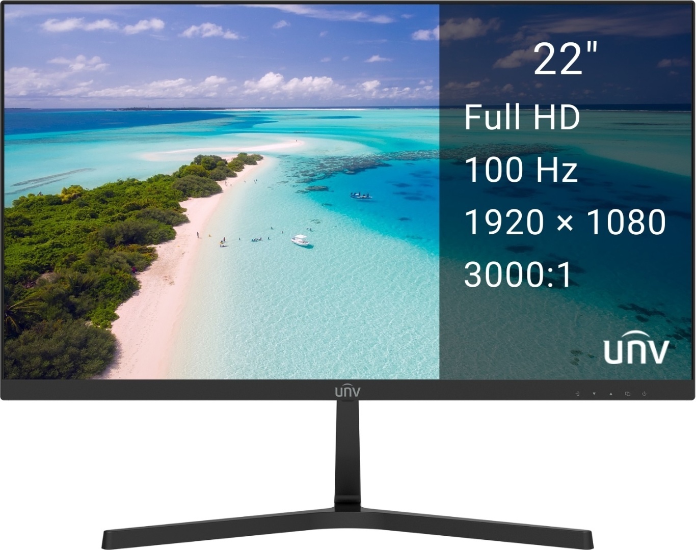 Монитор 22" UNV MW-LC22-E черный