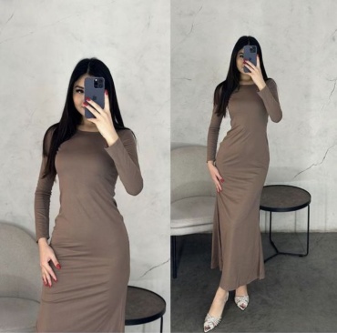 Повседневное платье 0risma коричневый