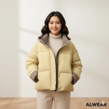Демисезонная куртка Alwear светло-желтый