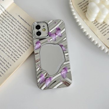 Чехол SherWay для Apple iPhone 12 серебристый