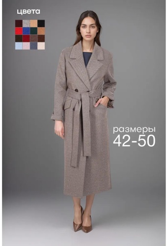 Пальто Adona Sandrelli черный