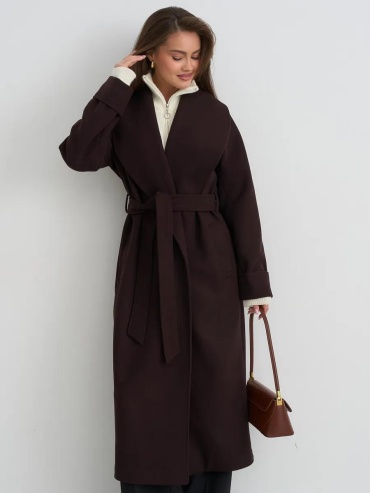 Пальто EVKA Brand коричневый