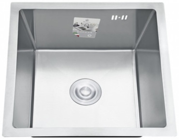 Кухонная мойка Diadonna DS4444 44х44х20 см, нержавеющая сталь, тон серебристый