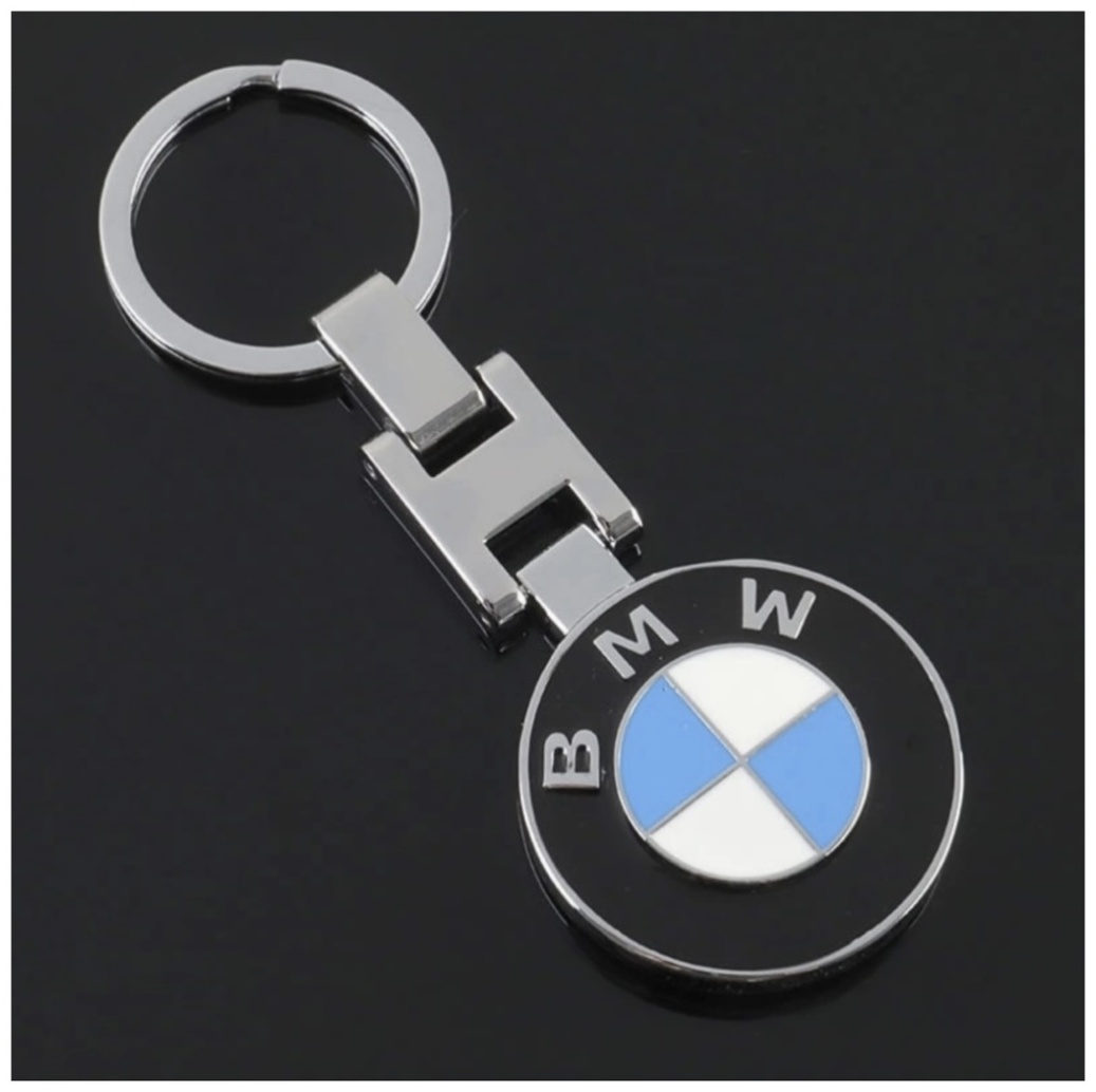 Брелок BMW 2 металл 1 шт