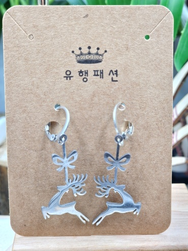 Серьги Accessories нержавеющая сталь, без вставок