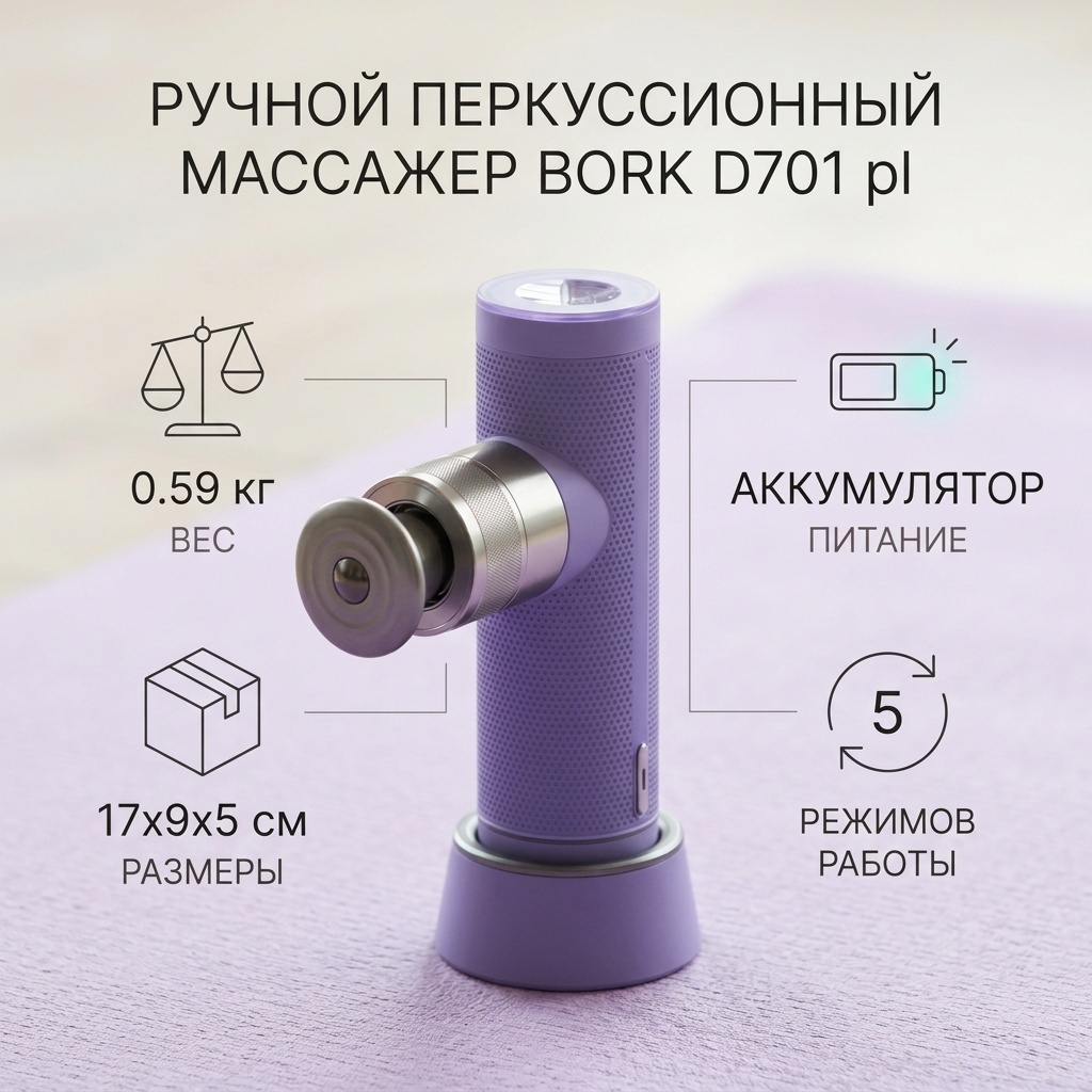 Массажер BORK D701 pl ручной перкуссионный