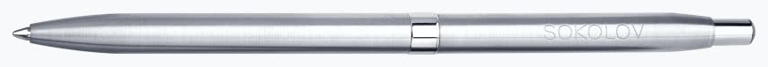 Ручка SOKOLOV 94250040 вес 12.57 г серебро, без вставок