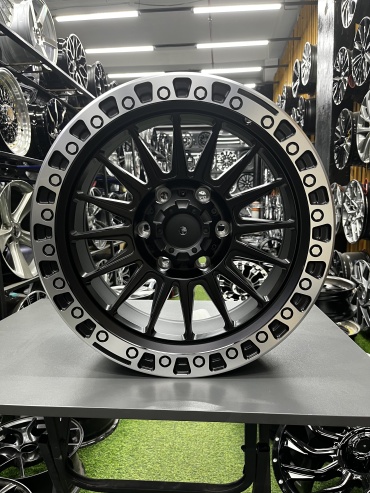 XTX007 9x17/6x139.7 D110 ET0 4 диска черный, серебристый