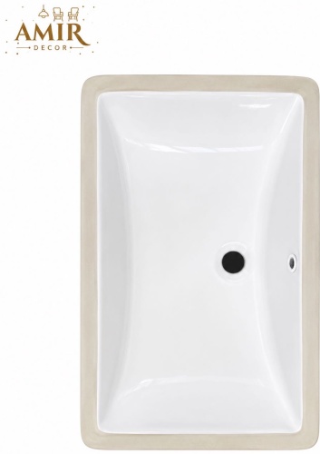 Раковина AMIR DECOR A2324 накладная круглая 40х60 см, керамика