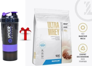 Протеин Maxler Ultra Whey молочный шоколад 900 г