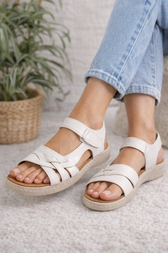 Сандалии Fashion антрацит, светло-желтый