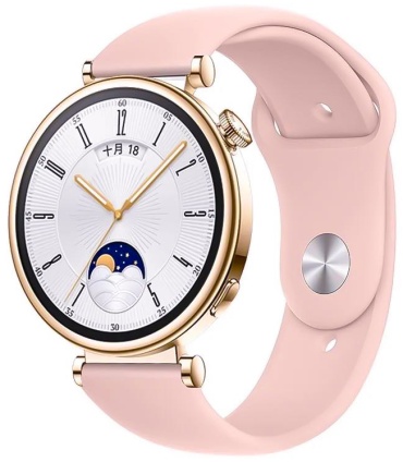 Ремешок BOGEMA для Huawei Watch GT 4, Watch GT 5, Watch GT 5 Pro светло-розовый