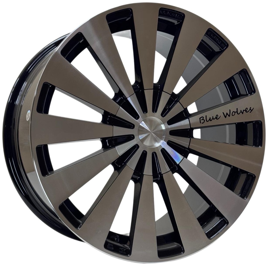 Wheels 1011DD 8x17/4x100 D73.1 ET30 4 диска черный, хром