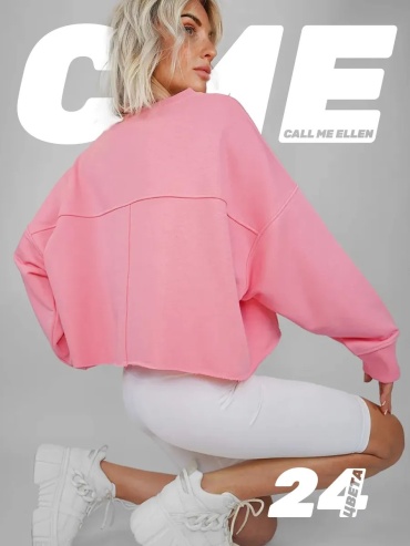 Свитшот CallmeEllen розовый