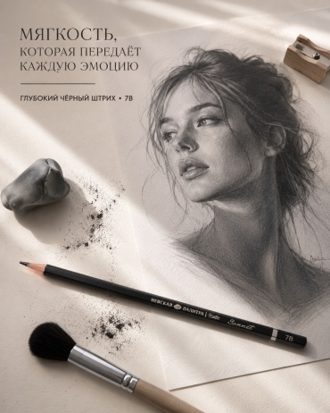 Карандаш Сонет 60778990, 7B, 1 шт