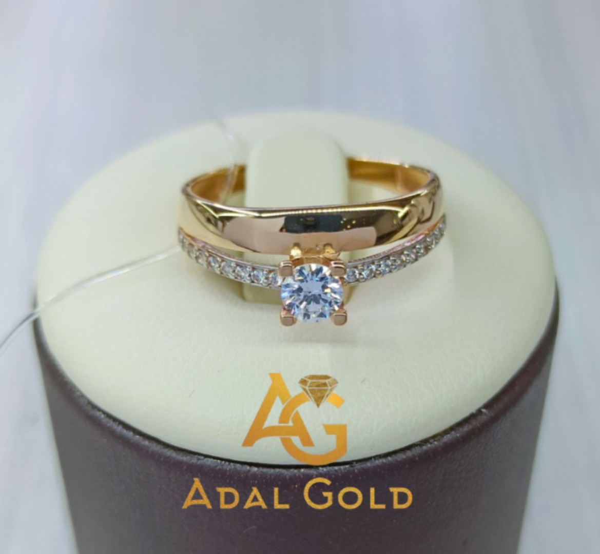 ADAL GOLD ADG_1297 размер 18 вес 1.6 г золото, фианит