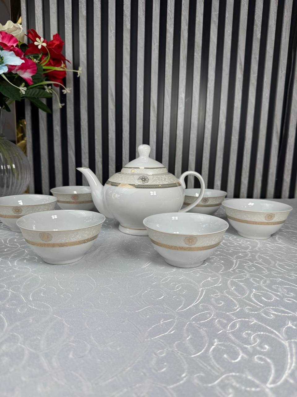 Сервиз на 6 персон IMPERIAL , предметов: 8, чайный, фарфор