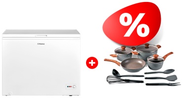 Hansa FS2496.3W + Master Chef 602-1 249 л белый