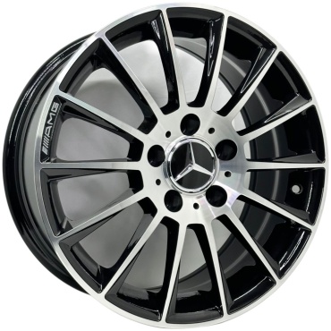 Top Grade 122 7x16/5x112 D66.6 ET35 4 диска черный, серебристый