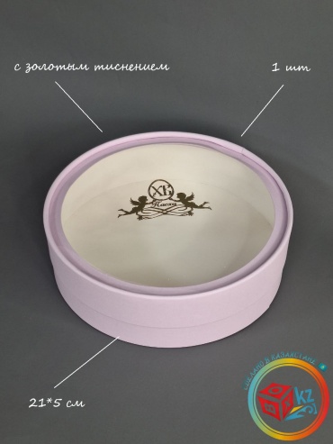 Коробка Fortress box 1 шт, 21х21х5 см