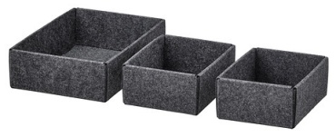 IKEA коробка универсальная 39x16x2 см, полиэстер