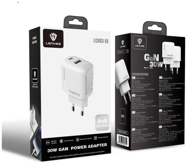 LENYES LCH93-EU USB Type-C, USB 30 Вт белый