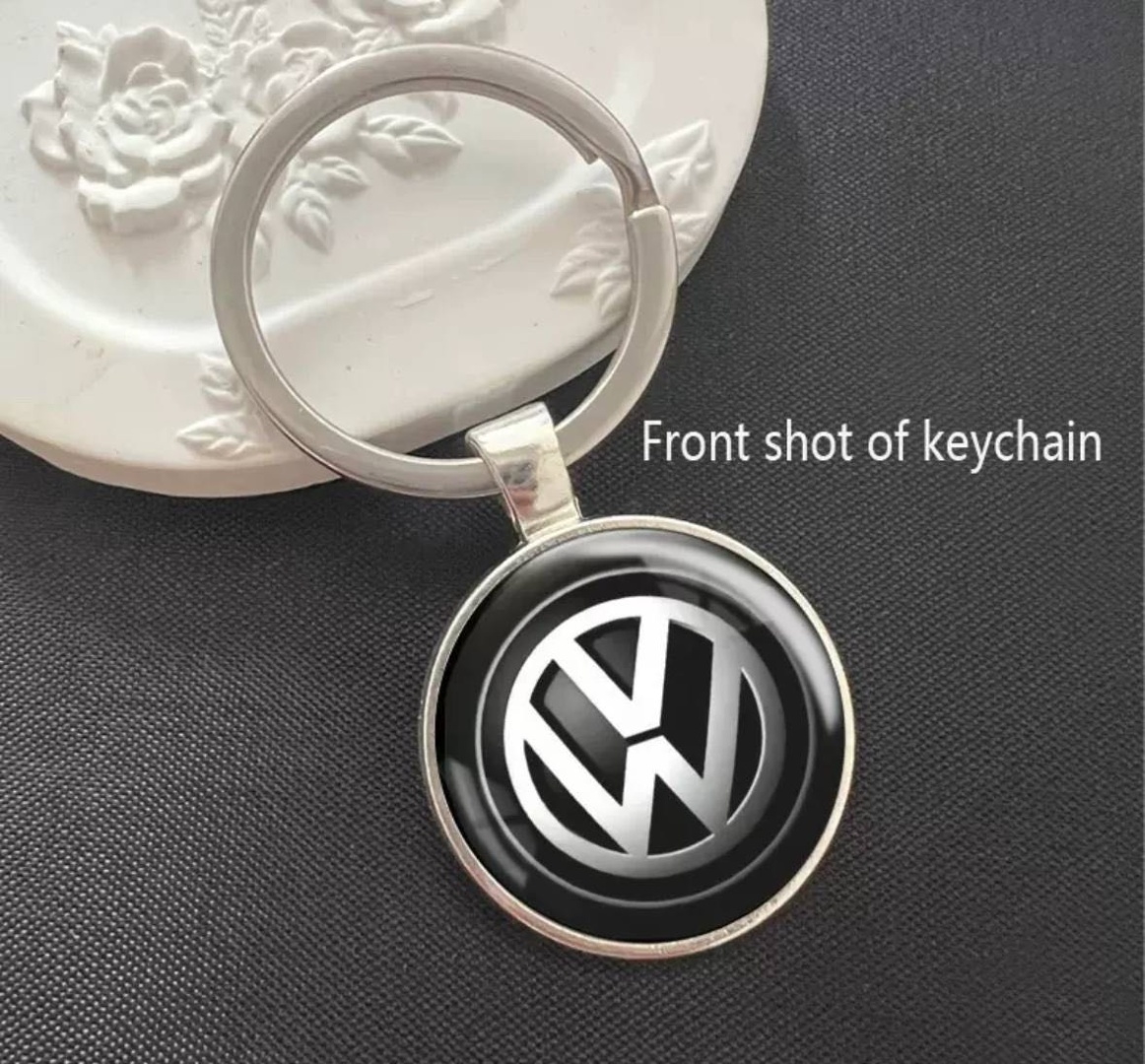 Брелок 14858062_Фольксваген Volkswagen 3см пластик, металл 1 шт