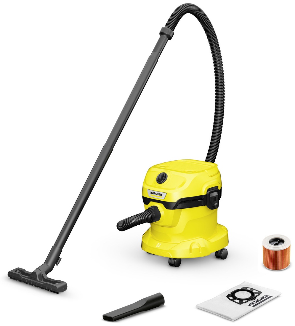 Пылесос Karcher WD 2 Plus V-12/6/18/C (YYY) желтый