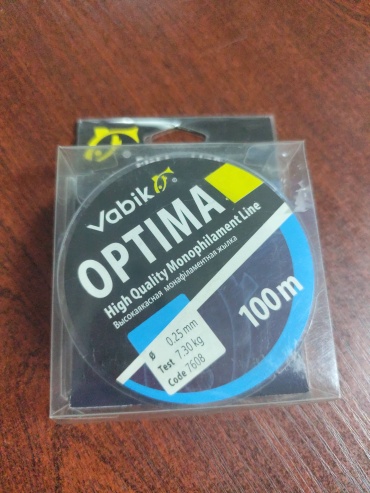 Vabik монофильная леска 7608 0.25 мм прозрачный
