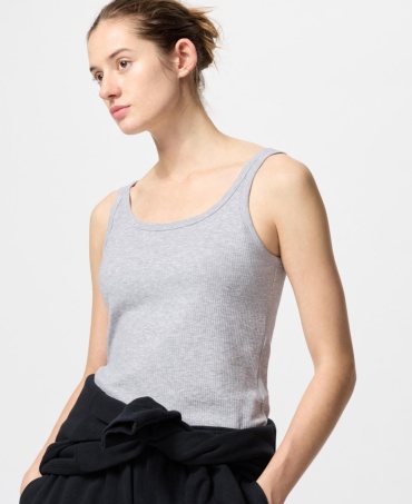 Топ Uniqlo серый
