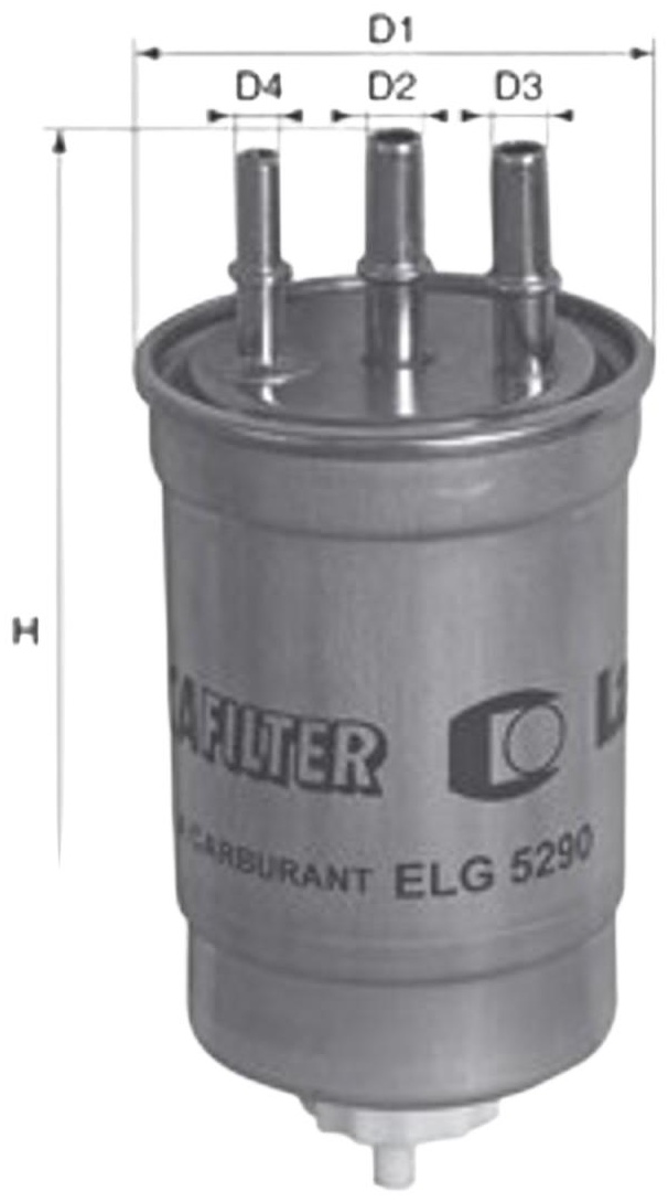 MECAFILTER топливный фильтр ELG5393