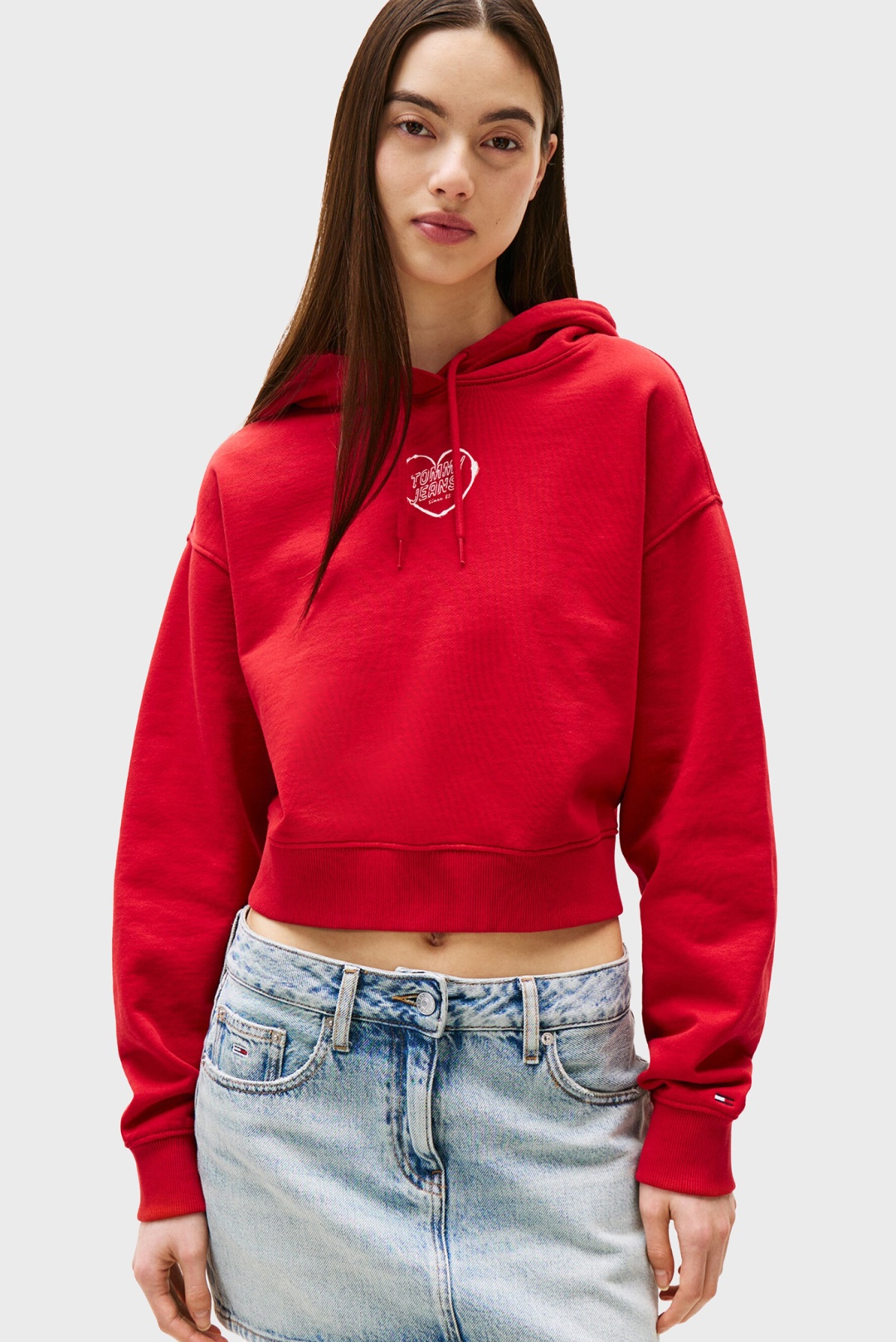 Худи Tommy Jeans красный