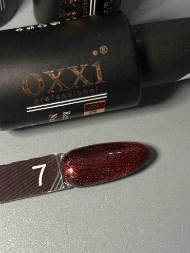 Oxxi гель-лак Oxxi 07 Красный глянцевое 12 мл